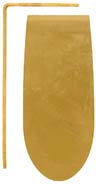 Northwest Trade Gun Buttplate, brass

Overall length 4-5/8", width 1-15/16", comb 2-1/8"